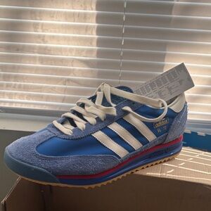 Adidas SL 72 Blue and White Sneakers